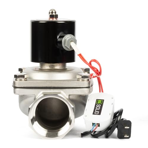U.S. Solid Smart WiFi Stainless Steel Solenoid Valve, 2", 110V AC, Normally Closed, App Remote Control for Irrigation & Automation by U.S. Solid - Used condition - Image 4