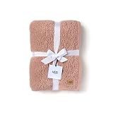UGG Nisa Plush Fleece Throw Blanket for Bed Couch Luxury Hotel Style Fuzzy Fluffy Soft Luxurious Cozy Home Decor Easy Care Blanket, 70 x 50-inch