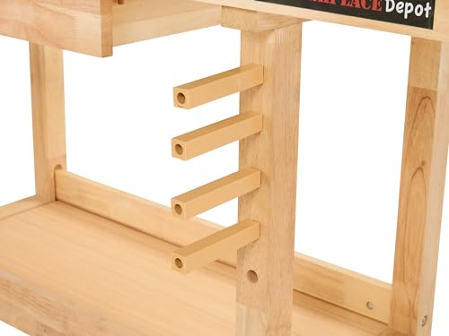 The Workplace Depot Wooden Workbench – Heavy-Duty Workstation with Rapid-Action Vices & Integrated Storage, Ideal for DIY, Carpentry & Professional Workshops 5 The Workplace Depot Wooden Workbench – Heavy-Duty Workstation with Rapid-Action Vices & Integrated Storage, Ideal for DIY, Carpentry & Professional Workshops - Image 5