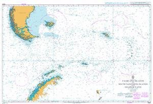UKHO BA Chart 3200: Falkland Islands to South Sandwich Islands and Graham Land