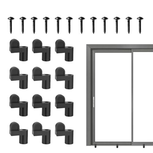 Attaches de Moustiquaire | 12 Pièces Attaches Renforcées Avec Vis Pour Cadres Robustes - Fixation Fenêtre Hiver Résistant | Maison Bureau Appartement Chambre à Coucher
