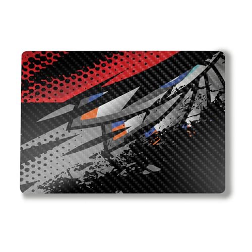 Image of Carbon Fiber Laptop Skin Compatible with Alienware M18 R2 (2024) - Blade Fan - Premium 3M Vinyl Protective Wrap Decal Cover - Easy to Apply | Crafted in The USA by MightySkins