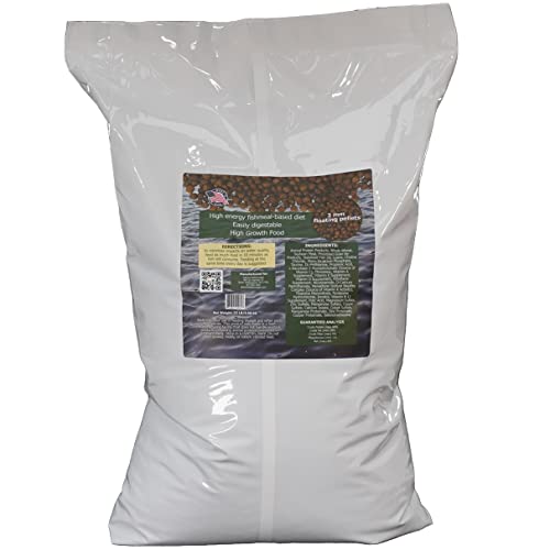Natural Waterscapes Game Fish Food Variety | Pond and Lake Fish Food Pellets | 22 lb bag | Feed to Bass, Bluegill, Trout, catfish, tilapia | Floating Pellets - Thumbnail 2