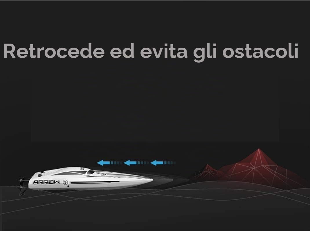 Motoscafo elettrico professionale da 64 cm, con telecomando, per motoscafi e hobby, motore senza spazzole, 50 km/h, per ragazzi e adulti (motoscafo da 64 cm)