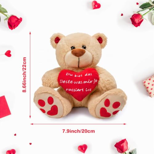 Valentinstag Teddybär Geschenk für Sie,8' Teddybär,Valentinstagsgeschenke – Bild 4