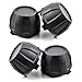 SAUTVS Tire Wheel Hub Caps for Kawasaki Teryx KRX, Black Dust Center Hub Cap Covers for Kawasaki Teryx KRX KRX4 1000 Ridge 2020-2026 Accessories (4PCS, Replace #11065-1341)