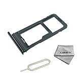 SIM Card Tray Holder Compatible with Samsung Galaxy S8 / S8 Plus incl Ejector Pin Tool + Cloth...