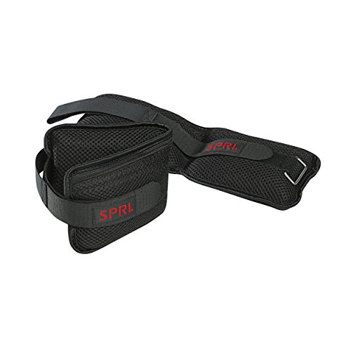 SPRI Ankle Weights Set Adjustable Perfect Fit Weights Set for Women & Men (5lb Set - Two 2.5lb Weights)