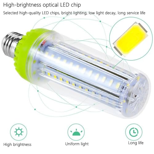 Ampoule LED E27 maïs super lumineuse 20W lumière intense non variable