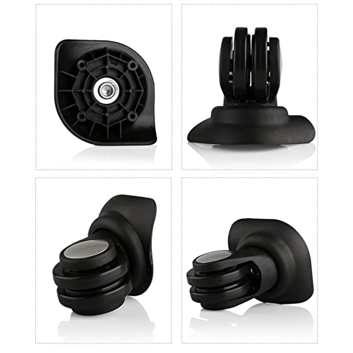 Luggage Wheels,Universal Luggage Casters,1 Pair Luggage Wheel Replacement Spare Spinner Caster for Suitcase Wheel Repair (W003)4