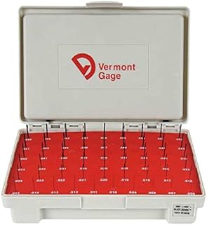 Pin Gage Set, Plus, 0.006-0.060 in, Black
