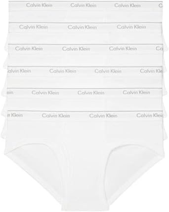 Calvin Klein Mens Underwear Cotton Classics 6-pack Hip Brief