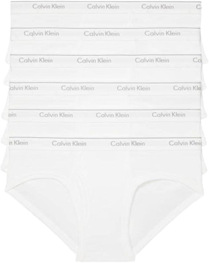 Calvin Klein Men's Cotton Classics 6Pack Hip Brief at Amazon Men’s