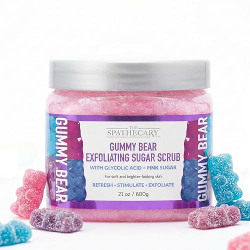 The Spathecary Body Scrub, Exfoliating-Nourishing-Refreshing-Smoothing Body Care 21 oz. (21 oz, Gummy Bear)