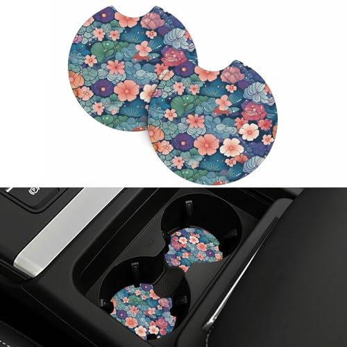 Portavasos de coche universal 2 piezas antideslizante y resistente al agua miniatura 5