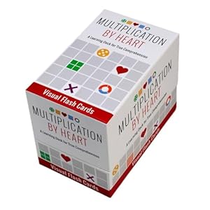 Multiplication by Heart Visual Flash Cards for Multiplication fact Mastery in Five Minutes a Day