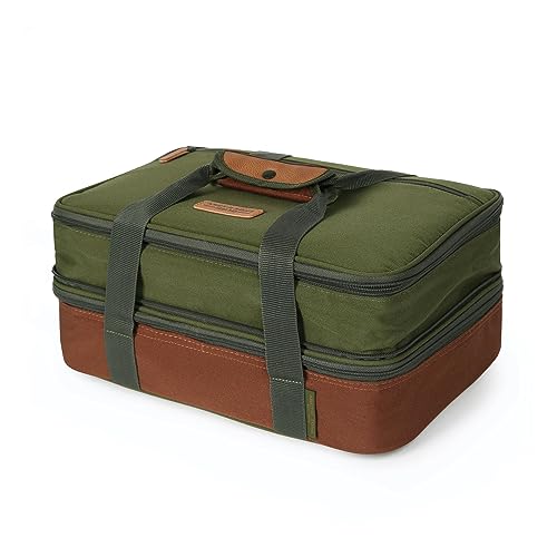 Arctic Zone Expandable Thermal Insulated Food Carrier, Large, Green