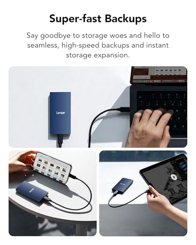 Lexar 1TB Portable SSD - USB 3.2 Gen 2, 1050MB/s Speed - Image 3