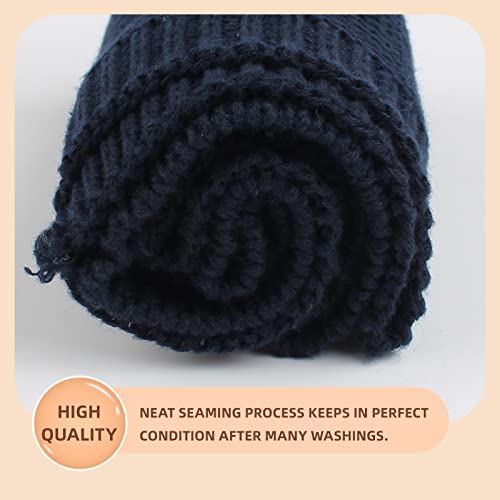 Bamery Baby Boys Girls Winter Scarf Little Kid Infinity Scarf Knitted Toddler Neck Warmer Chief For Fall (Navy) #TOP3