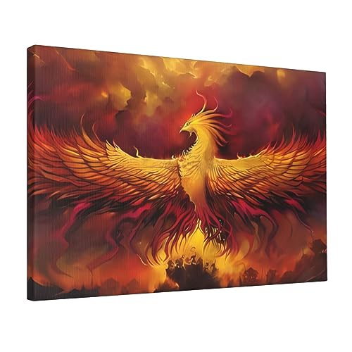 Phénix fantastique toile murale sans cadre DEHIWI design moderne