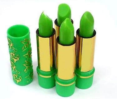 4pcs Real Original Hare Magic Moroccan Lipsticks change green to pink