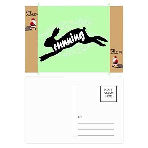 Cartes de remerciement lapin noir en papier cartonné premium