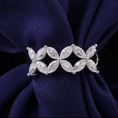 Bague moissanite 3mm en argent, le raffinement discret de vos tenues de bureau - 2