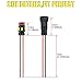 HIFROM 5 Kit (2 + 3 + 4 Pin) Car Male & Female Waterproof Electrical Connectors Plug Socket Kit With 10cm Wire AWG Gauge Marine