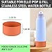 Ello POP Boot Accessory - Silicone Bottom for 22oz, Scratch & Noise-Free (Orange)