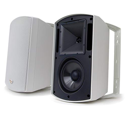 Klipsch AW-650 Indoor/Outdoor Speaker - White, Pair (Certified Renewed)