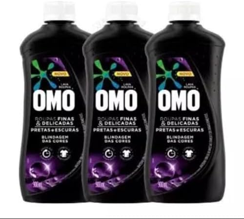 Detergente Líquido omo para Roupas Pretas e Escuras, Finas e Deli...