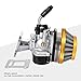 GOOFIT 44mm Cylinder Carburetor Air Filter Ignition Coil Set Big Bore 53cc 54cc Top Kit of Piston for 47cc 49cc 2-Stroke Engine Pocket Bike Atv Quad Motocyle Yellow