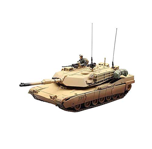 CMO 1/32 Scale Diecast Tank Metal Model, M1A1 Abrams USA Model, Military Toys and Gifts, 12.6Inch X 4.7Inch
