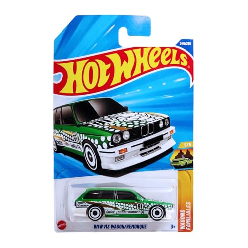 Image of Hot Wheels 1:64 BMW M3 Wagon Wagons Ages 3 and Up 245 /250 (Green)