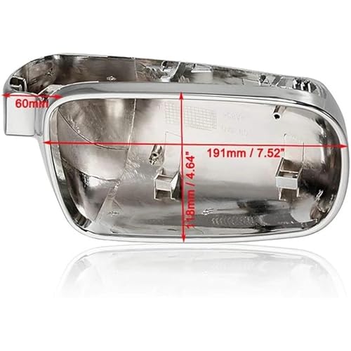 Coque de rétroviseur chrome gauche pour VW Golf 4 et Bora 1998-2004 - 3