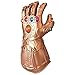 ZealBoom Infinity War Thanos Gauntlet for Adult, LED Light Up Glove Cosplay Costume Props Accessories Gold
