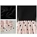 Little Girls Heart Pattern Tulle Dresses Cute Patchwork Ruffle Long Sleeve A-Line Holiday Party Dress for 1-8 Years