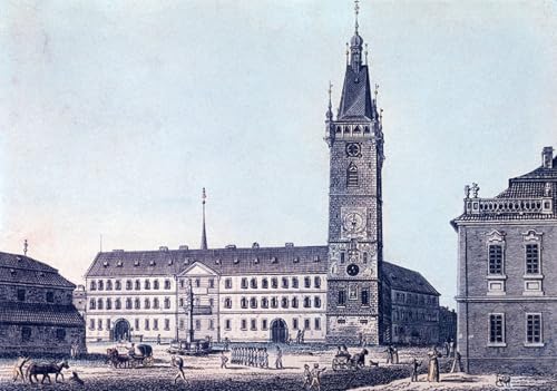 Pintura murales decor de lienzo SERENDIPITP edicion Nuevo Ayuntamiento de Morstadt 60x90cm