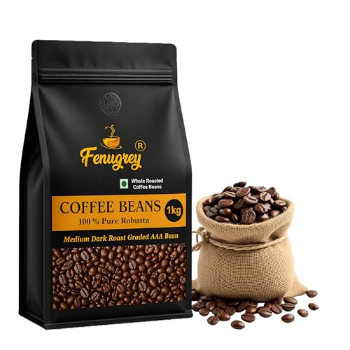 100% Robista Beans AAA graded 1kg fresh roasted coffee beans (1kg)