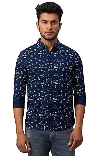 Buy spykar Mens Slim Fit Printed Casual 