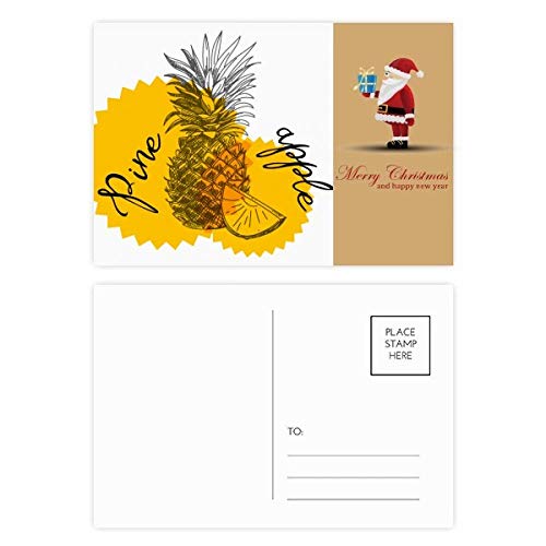 Cartes postales ananas jaune papeterie correspondance correspondance invitation lot de 20