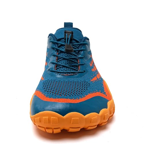 Image of WateLves Water Shoes Men Women Beach Barefoot Aqua Socks Breathable Wide Swim Outdoor Walking Anti Slip Pool Shoes for Hiking Kayaking Diving Surfing