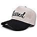 Jumsky Christian Blessed Trucker Hats, Embroidered Adjustable Fatih Baseball Cap for Mom Dad Grandma,Religious Gifts Beige