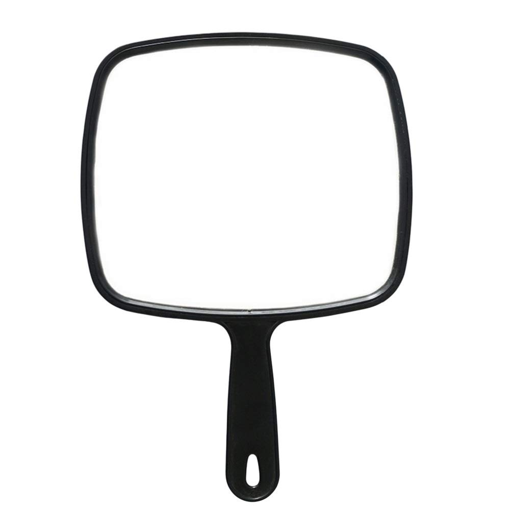FLYIODFCXV Cosmetic mirror, Handheld Makeup Mirror Professional Salon Barbers Hairdressers with Handle Cosmetic Hand for Home