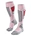 Produktbild FALKE Damen Skisocken SK4, atmungsaktive Skistrümpfe mit Merinowolle, Kniestrümpfe zum Skifahren, gute Wärmeisolation, leichte Polsterung, 1er Pack, Rosa (Thulit 8663), 39-40