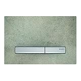 Placa de control Geberit Sigma50 115.788.JV.2 para enjuague de 2 cantidades, cromo, cemento 115788JV2