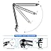 Neewer Upgraded Large Sturdier Microphone Stand Compatible with Blue Yeti Snowball Blue Yeti Nano, Adjustable Suspension Boom Scissor Arm with Built-in Spring, Max. Load 1.8kg for Voice Recording