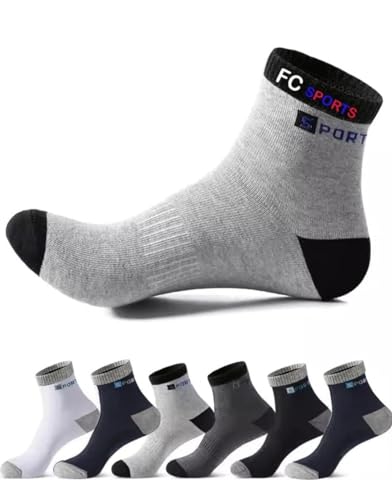 Image of 5 Pairs Cotton Sports Ankle Socks for Men & Women