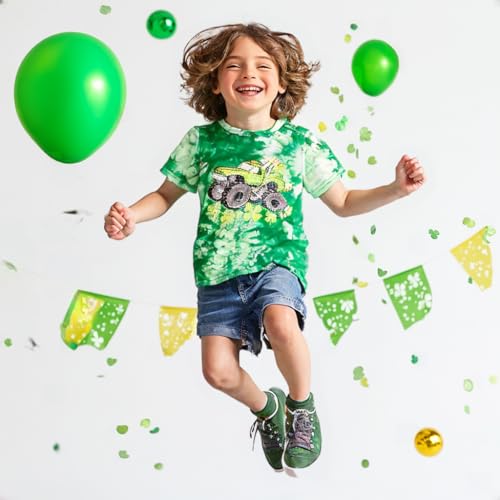Image of Kids St. Patrick's Day Shirt Boys and Girls Green T-Shirt Clothing 4-12 Years