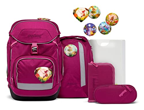 ergobag pack Set ergonomischer Schulrucksack, Set 6-teilig